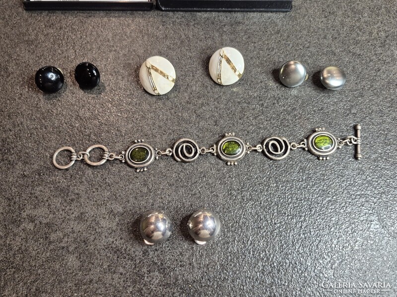 Antik karkötő és fülbevalók