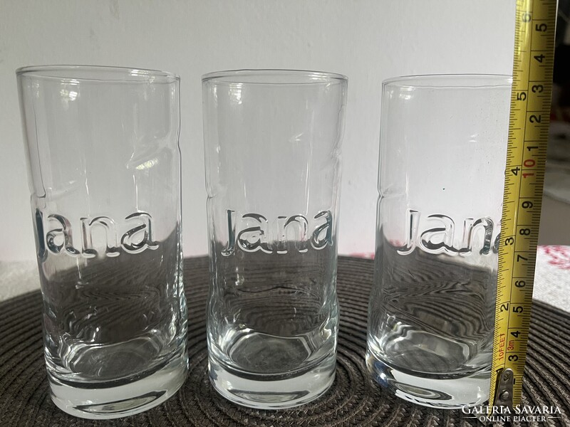 Jana reklám pohár 3 db egyben