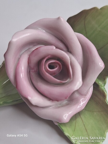 Régi Herendi ŕózsa 7 5 cm hosszú hibátlan