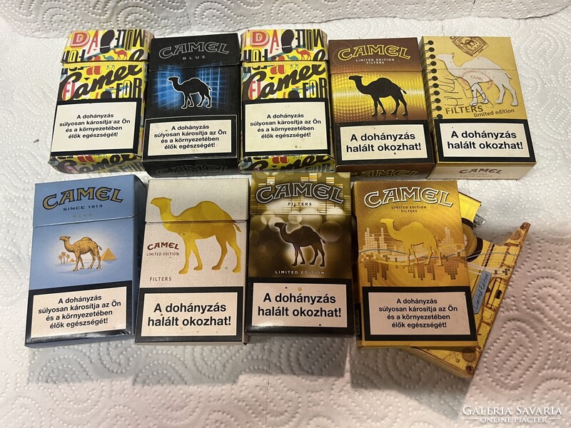 Camel cigaretta dobozok
