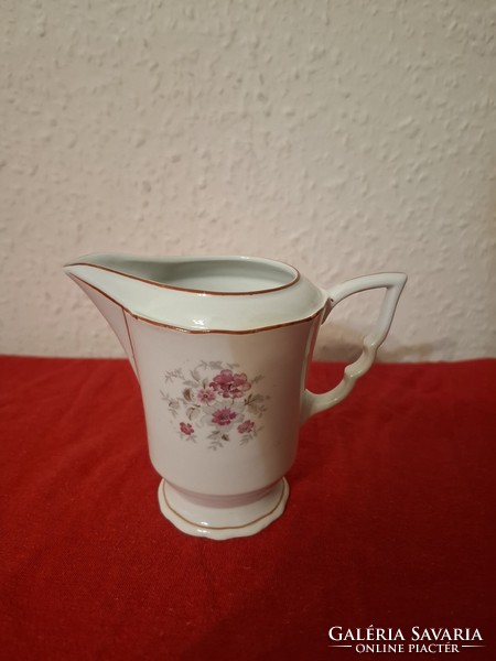 Zsolnay Régi tejszínes  kiõntő virág mintás  SZÉP ÁLLAPOTBAN! Eladó