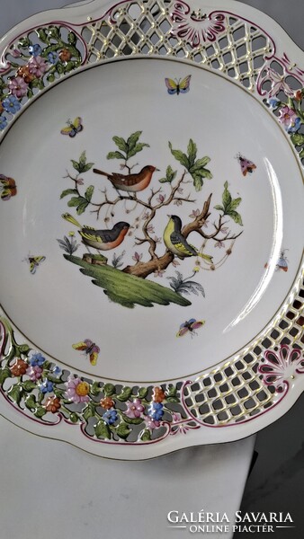 Herendi  porcelán Rothschild mintás vázák és fali tál egyben