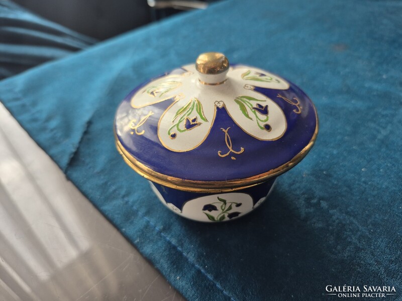 Zománcozott cukor bonbon tartó