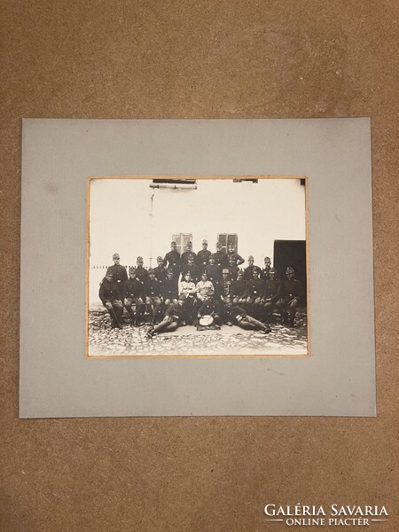 Régi katonai csoport fotó fénykép
