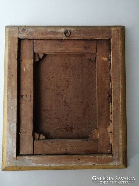ANTIK BIEDERMEIER NŐI PORTRÉ
