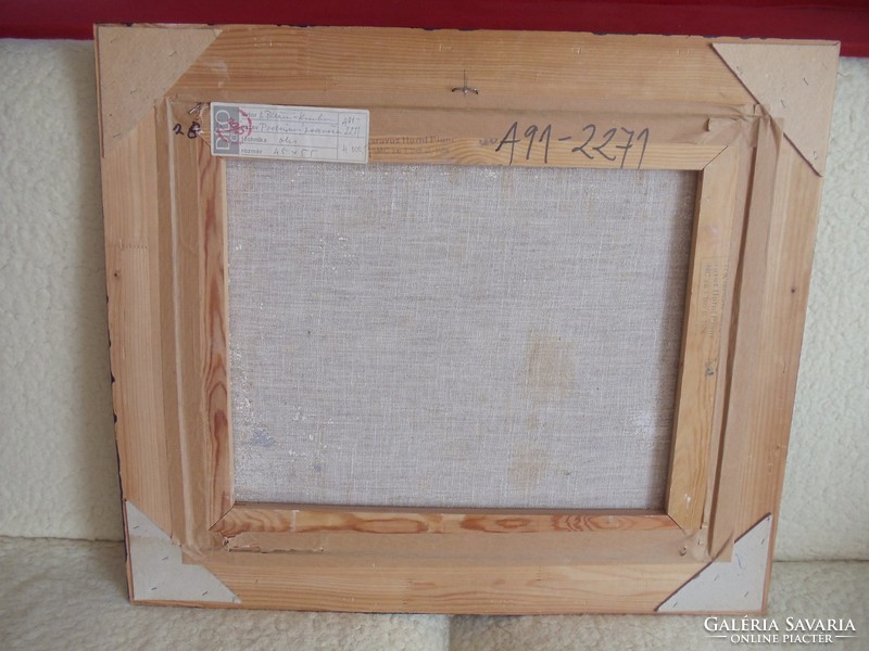 Libuše Pilařová-Kverková (1928- 2021 ) Tájkép cseh galériás etikettel