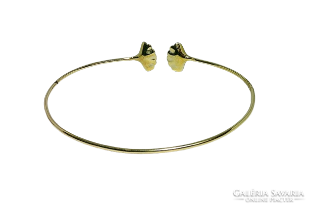 Ginkgo biloba mintás arany karreif (ZAL-Au136357)