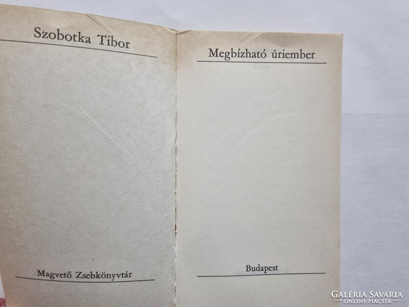 Szobotka Tibor: Megbízható úriember