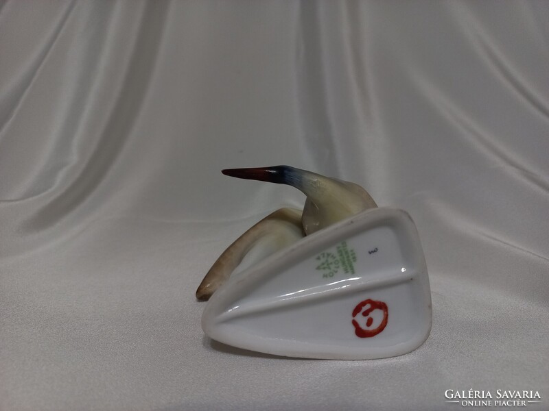 Hollóházi porcelán Íbisz madárpár hibátlan állapotban