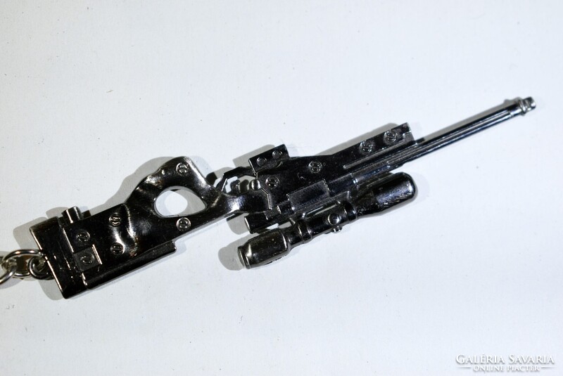 Puska kulcstartó , fegyver , militari , vadászat