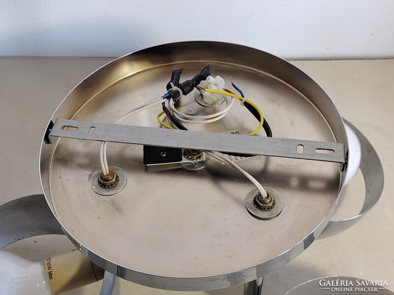 Space age Űrkorszaki króm mennyezeti lámpa Etro ALKUDHATÓ