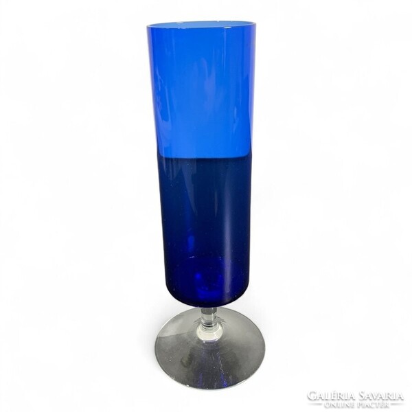 Talpas kék váza retro