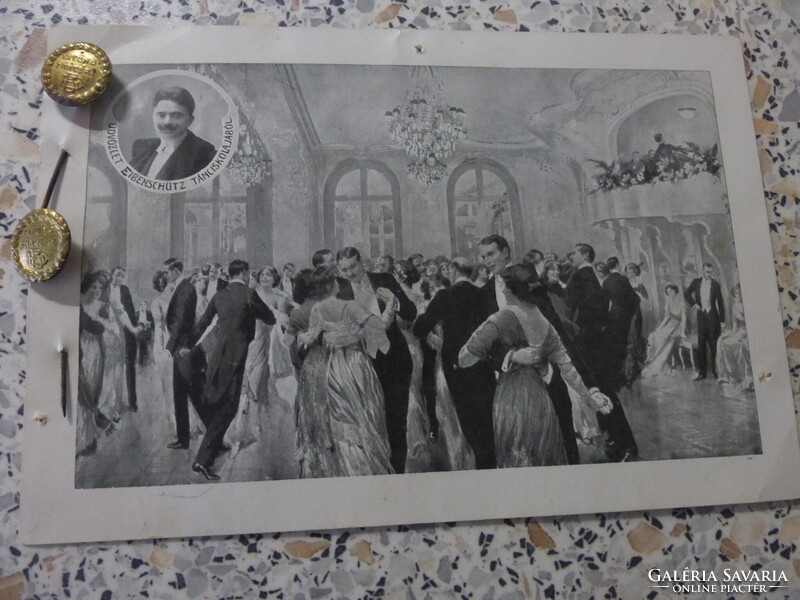 Táncverseny igazolás 1928-ból jelvénnyel