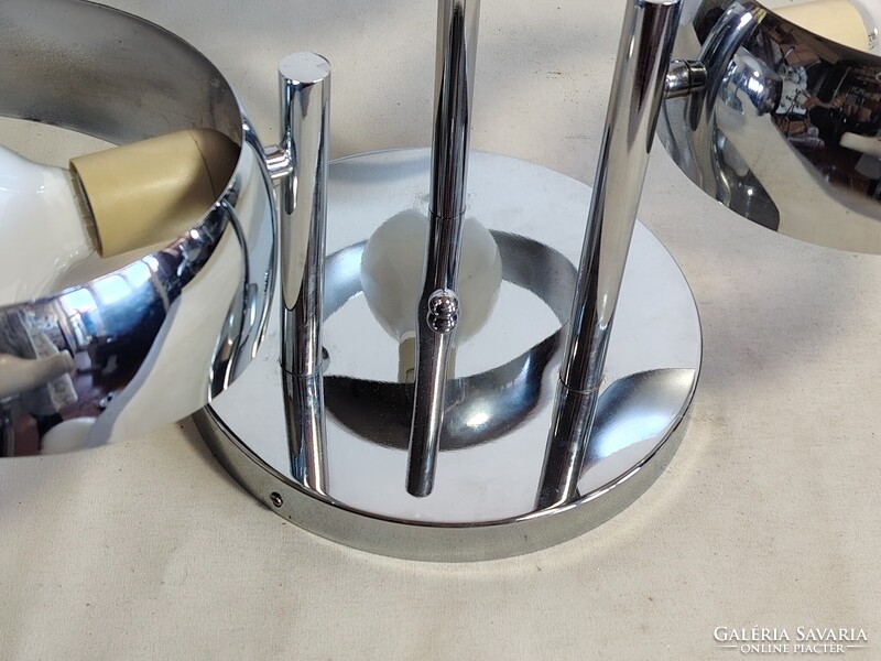 Space age Űrkorszaki króm mennyezeti lámpa Etro ALKUDHATÓ