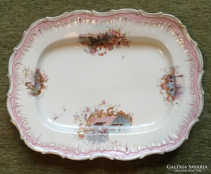 1903 körül - Hunwald Lipót kereskedés...- Kolozsvár - kínáló tál - 30 x 38 cm.