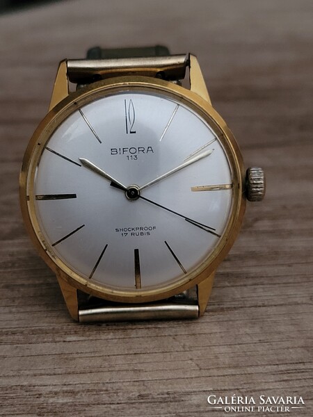 BIFORA 113 17 köves antik férfi karóra kiváló működéssel