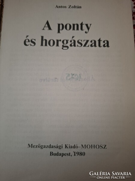 A ponty és horgászata ( MOHOSZ   1980.)