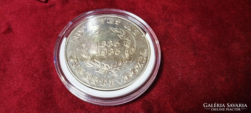 Újpesti Dózsa Centenáriumi Emlékérem ezüstözött