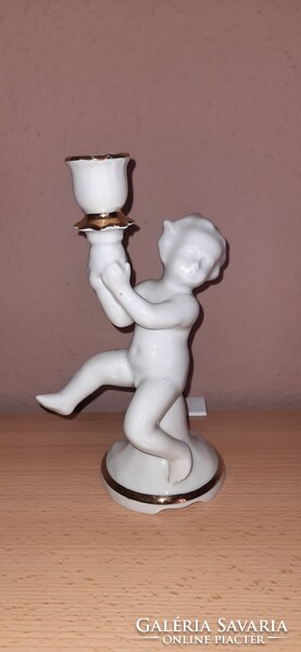 Arpo gyertyatartó porcelán