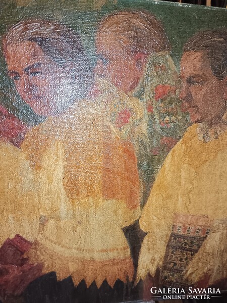 Olajfestmény. Bottka Miklós alkotása.