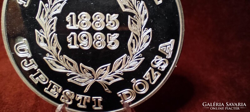 Újpesti Dózsa Ezüst Centenáriumi Emlékérem - Ritkaság a Gyűjteménybe