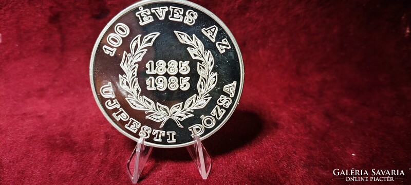 Újpesti Dózsa Ezüst Centenáriumi Emlékérem - Ritkaság a Gyűjteménybe