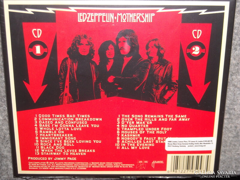 LED ZEPPELIN MOTHERSHIP 2cd CD ÚJ gyári bontatlan