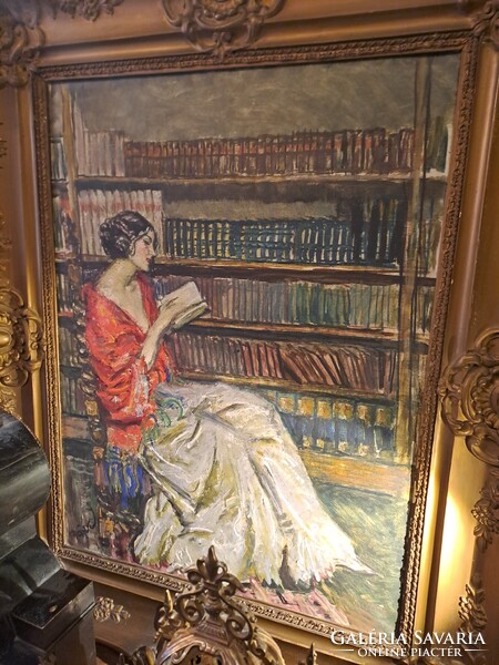 EREDETI MÁRK LAJOS : OLVASÓ HÖLGY