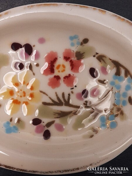 Zsolnay kézi festésű tál / hamuzó