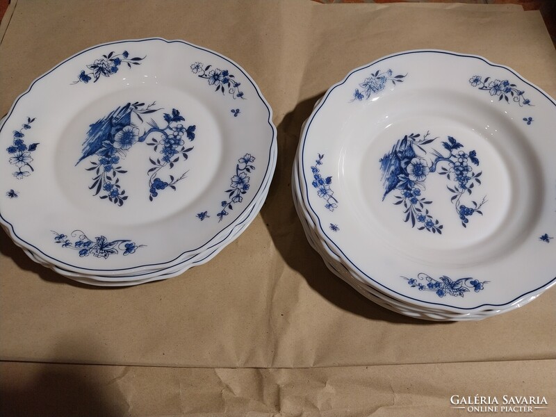 Régiség. 2x6 darabos készlet a képek szerint 22cm-es 6 db lapos és 6 db mély tányérok egyben