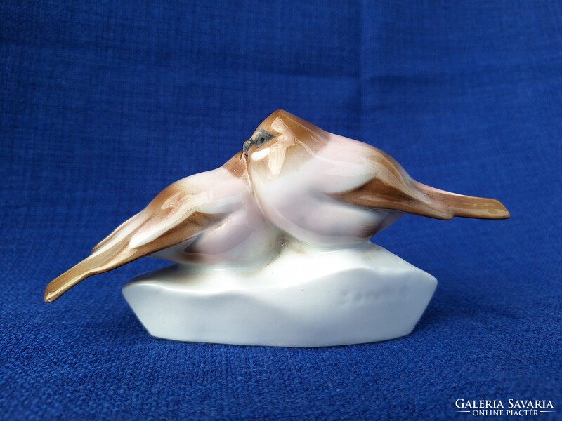 Zsolnay cinke, madár pár