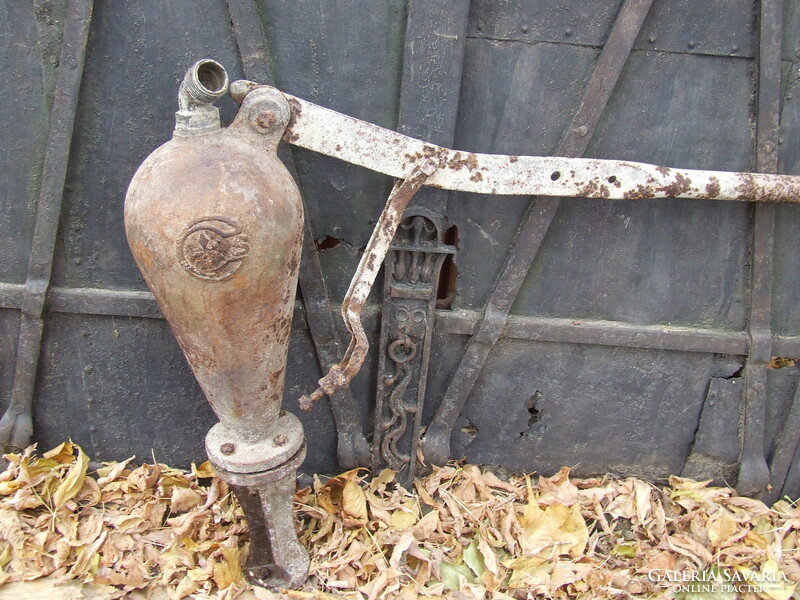 Antique object tool pump fire pump