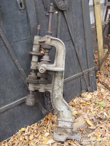 Old machine drill blacksmith drill