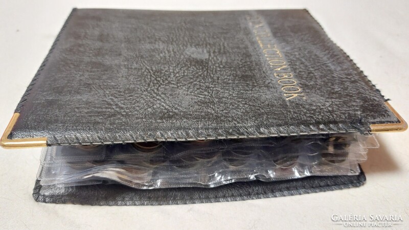 Régi pénz gyűjtemény 456db berakóban! + dollár 1995, 3pár sorszámkövető!