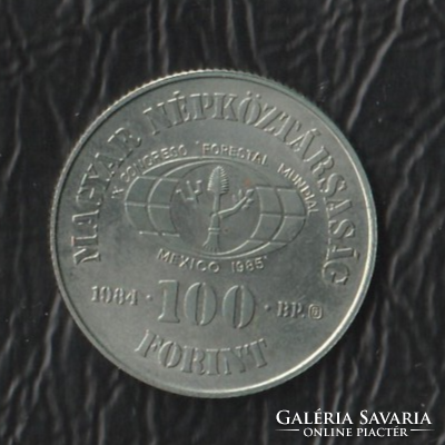 100 Forint 1984 Ha kivágod ültess is! Több fát a világnak!