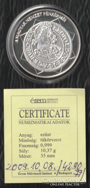 A magyar nemzet pénzérméi, Első magyar ezüst Poltura 1657-1705