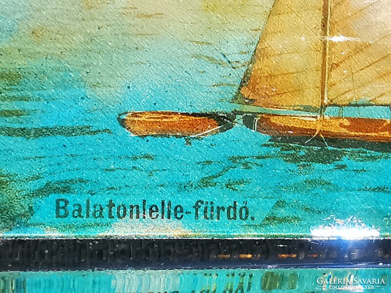 ANTIK BALATONLELLE-FÜRDŐ LEVÉLNEHEZÉK VITORLÁSSAL