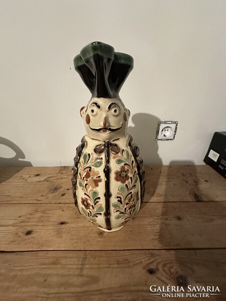 Idősebb F Szabó Karcag Nagyméretű 32 cm Miska kancsó nagyon szép állapotban.