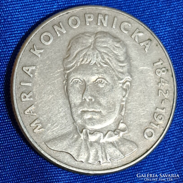 Maria Konopnicka élete 20 Zloty 1978.  Lengyelország (2305)