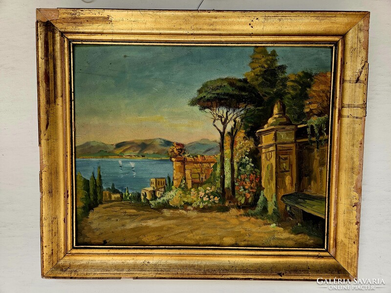 Mediterán Olasz tájkép