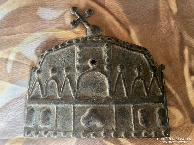 Magyar korana címer felső rész! 17* 16,5 cm