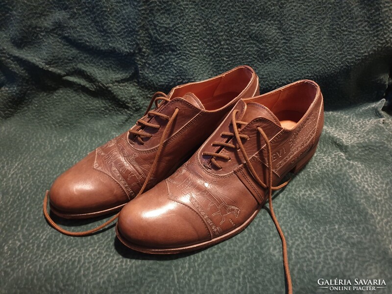 Vintage Levi's Capital E Oxford full bőr félcipő 1998as modell