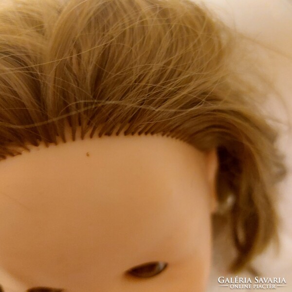 Götz baba eredeti, 43 cm, sorszámozott, hajas, alvós, barnaszemü