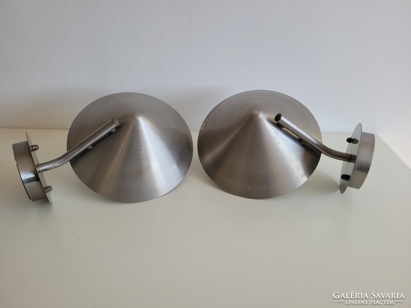 2 db retro kültéri inox falikar rozsdamentes fali lámpa