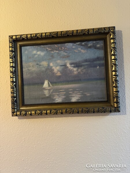 Painting by József Senyei