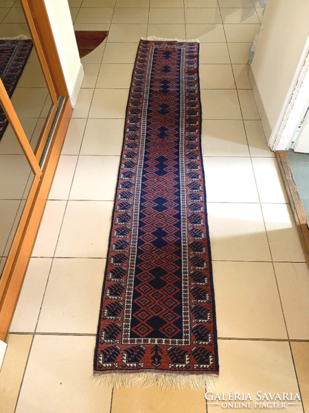 Kézi szövésű futó szőnyeg 20. századi Hibátlan!