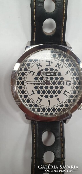 No-Watch Zman Avar ML1-11113 karóra. Hátrafelé járó zsidó (héber)