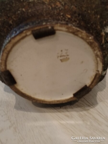 Mid-century, stúdió kerámia váza / a 60- es,70- es évekből