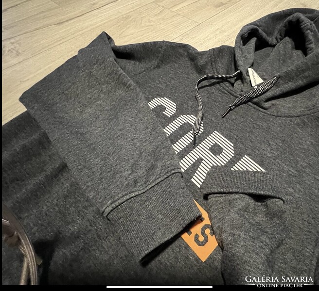 JACK&JONES  fiú/férfi hosszú ujjú kapucnis pulóver, M, sérült!