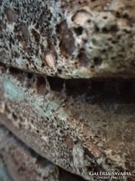 Mid-century, stúdió kerámia váza / a 60- es,70- es évekből